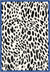 Dalmatian Black and White Animal Print Rug