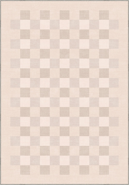 Liam Geometric Pink Rug