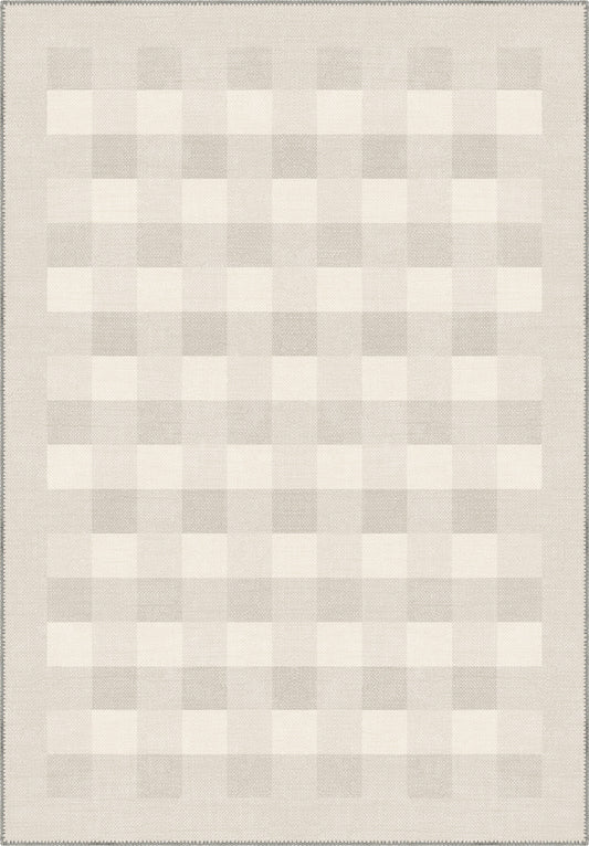 Liam Bordered Cream Rug