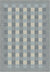 Liam Bordered Blue Washable Rug