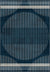 Nathan Blue Modern Rug