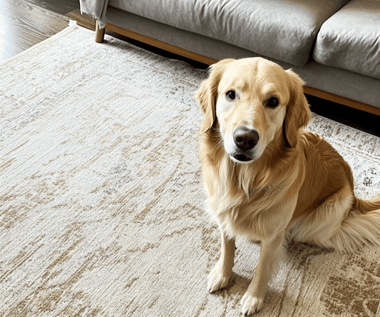 How too remove pee smell from a rug.