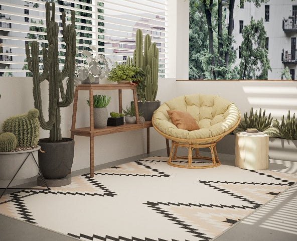 Outdoor rugs are perfect for gardens or patios.