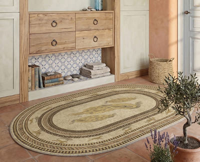 180 x 260 cm oval rugs for spacious and elegant interiors.