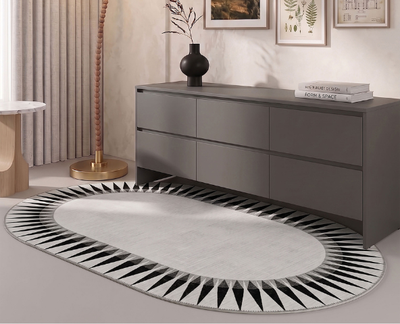 120 x 170 cm oval rugs for elegant curves and balanced room styling.