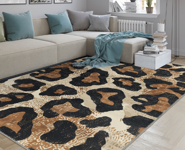 Brown rugs add warmth and earthy style to any room.