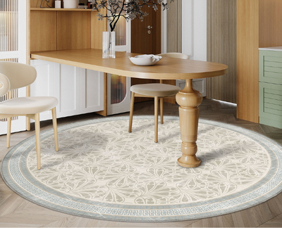 Dining room rug and dining table