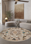 Chou Moth Cream Rug