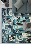Bralon Washable Modern Rug