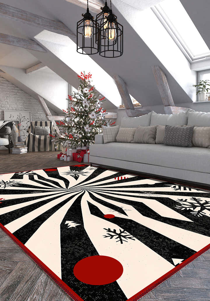 Noel Modern Christmas Rug