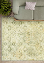 Ariana Green Vintage Washable Rug