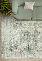 Ethan Green Erased Rug