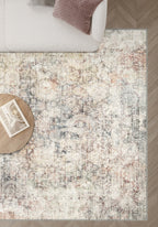 Ethan Washable Erased Flower Rug