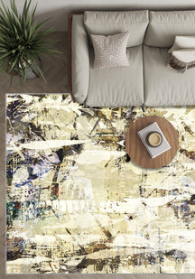 Cyrene Abstract Washable Rug
