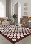 Solon Red Washable Rug