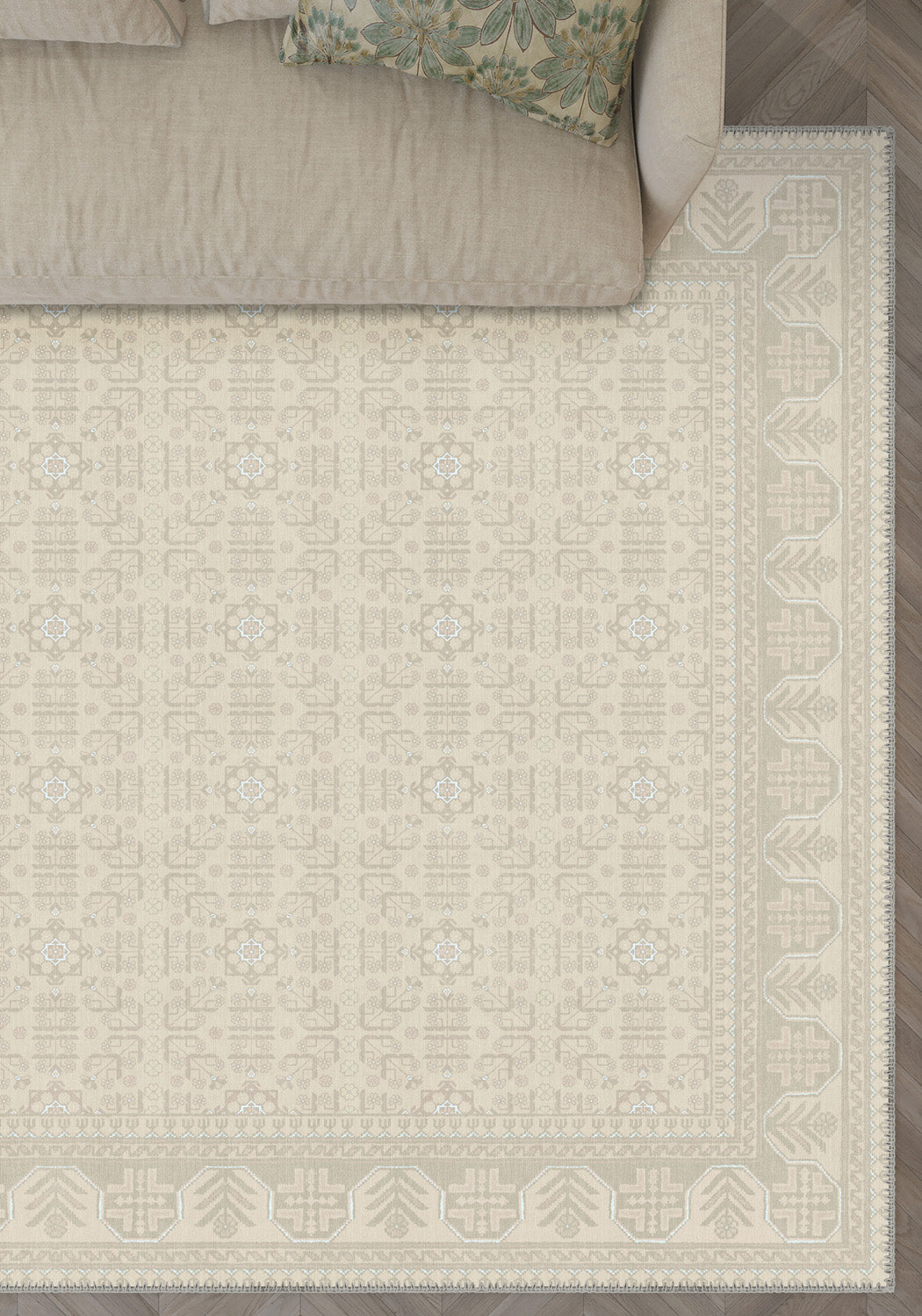 Anya Cream Beige Rug