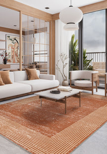 Ayden Modern Orange Rug