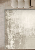 Gabriella Cream Abstract Washable Rug