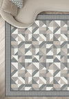 Brooke Geometric Grey Rug