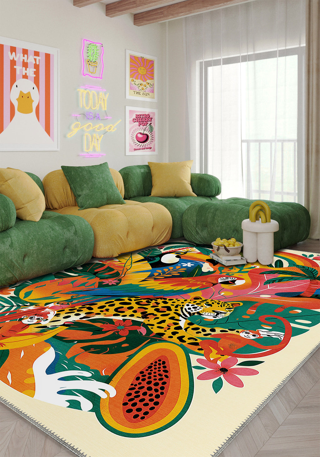 Amazonia Brazilian Tropical Rug