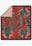 Eira Red Throw Blanket