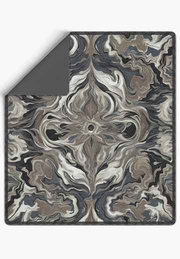 Brynn Grey Abstract Blanket