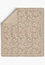 Minora Floral Beige Blanket