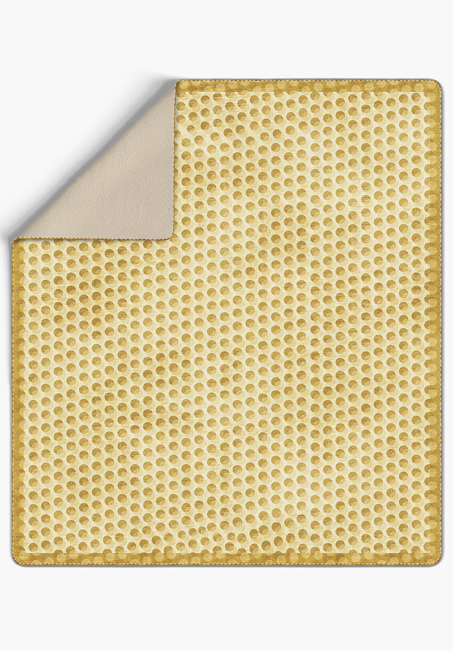 Perrin Polka Dot Yellow Blanket