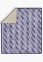 Perrin Polka Dot Purple Blanket