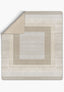 Mila Cream Beige Blanket Throw