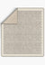 Thalia Beige Blanket Throw