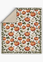 Fall Pumpkin Halloween Blanket