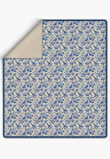 Isolde Blue Blanket Bedspread
