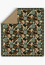 Zinnia Green Throw Blanket