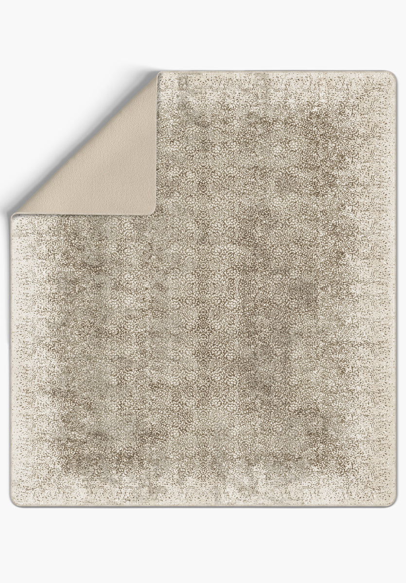 Rosalie Beige Throw Blanket