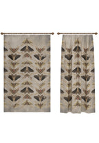 Celestia Beige Moth Curtain