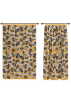 Capri Yellow Kitchen Curtain