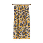 Capri Yellow Kitchen Curtain