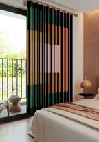 August Colorful Mid Century Curtain