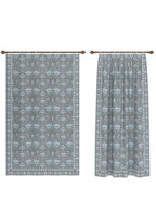 Zachary Blue Grey Curtain