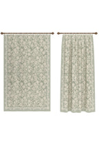 Minora Sage Green Floral Curtain