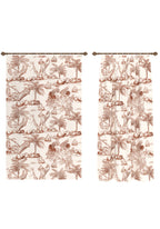 Palmera Toile de Jouy Curtain