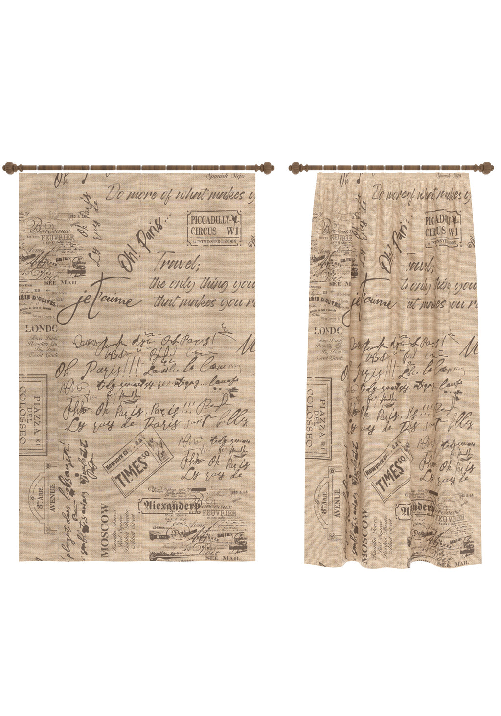 Memora Vintage French Curtain