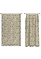 Odessa Sage Green Damask Curtain