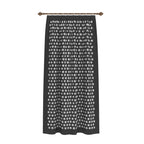 Thalia Geometric Charcoal Curtain