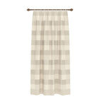 Liam Beige Gingham Curtain