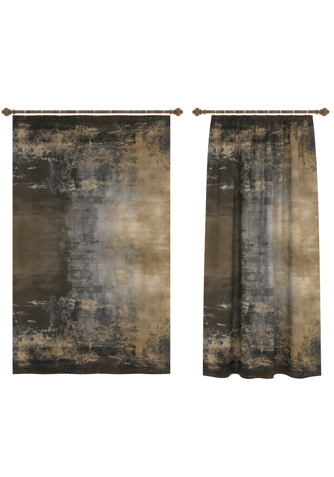 Gabriella Brown Blackout Curtain