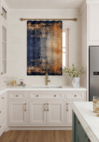 Gabriella Orange and Blue Curtain