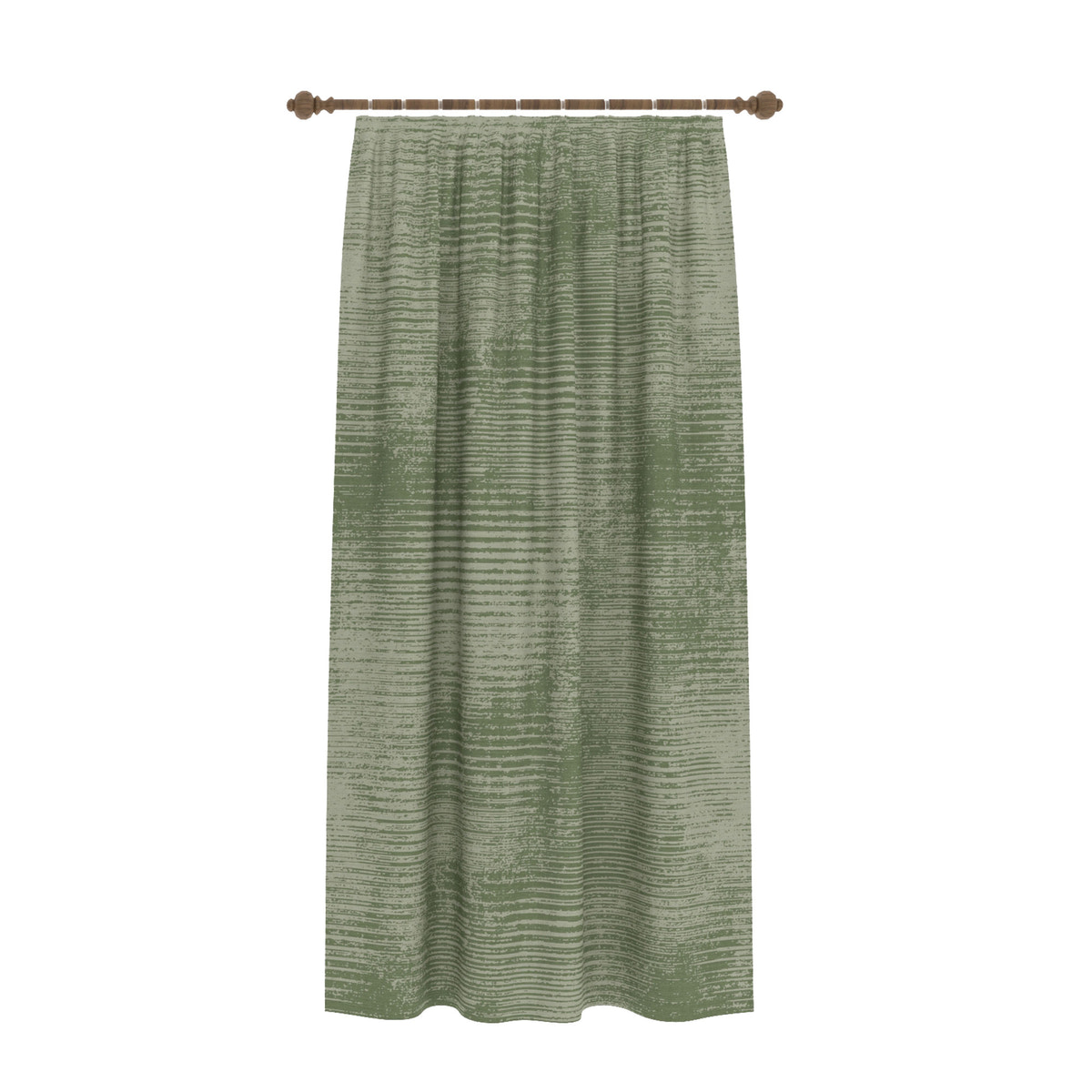 Oliver Modern Sage Green Curtain