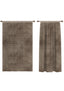 Oliver Striped Mocha Curtain